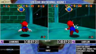 LiamKings vs Xarflon  Round 1  GSA 120 Star Invitational 2018  Super Mario 64 [upl. by Isleen341]