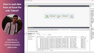 How to read data from an Excel file with Talend [upl. by Aynna655]