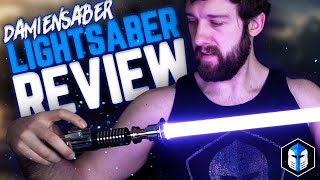 Luke Saber Force FX Heavy Dueling Lightsaber  DamienSaber Review [upl. by Jahdol]