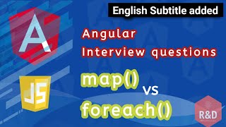 1 Angular Interview Questions  Javascript  map vs foreach  in Tamil English subtitle [upl. by Lehcir418]