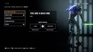 Star Wars Battlefront 2 General Grievous Emotes [upl. by Ial]