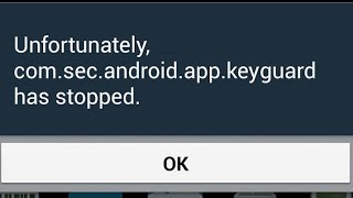 unfortunately comandroidkeyguard has stopped [upl. by Aoh692]