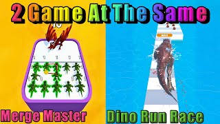 Merge Master Dino 💎 Dino Run 3D Race  Gameplay Walkthrough Part 1 AndroidiOS [upl. by Araeic]