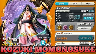 KOZUKI MOMONOSUKE GAMEPLAY  ONE PIECE BOUNTY RUSH  OPBR [upl. by Adnarram]