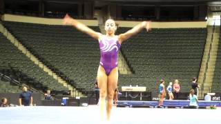 Katelyn Ohashi  2011 Visa Championships Podium Training  Floor Exercise [upl. by Magdaia899]