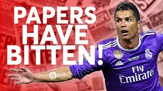 Ronaldo Newspapers Bite Tomorrows Manchester United Transfer News Today 14 [upl. by Schrader]