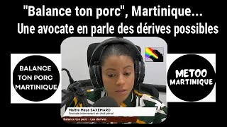 quotBalance ton porcquot MartiniqueUne avocate en parle des dérives possibles [upl. by Boyt]