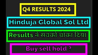 Hinduja Global solutions Q4 results 2024  hinduja global share results today ghs share latest news [upl. by Kort]