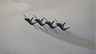 NAS JAX Air Show 2018 US NAVY BLUE ANGELS RARE DOUBLE PERFORMANCE [upl. by Zasuwa]