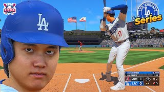 MLB Show 23 Shohei Ohtani First HIT DOUBLE and TRIPLE as DODGERS  Gameplay PS5 60fps HD [upl. by Einreb]