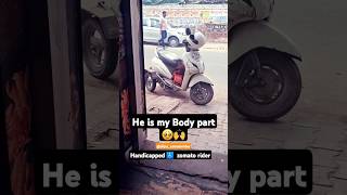 PLZ SUBSCRIBE 🙏 zomatorider handicappedrider zomaopartner shorts [upl. by Aketal]