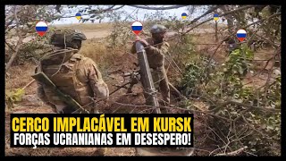 Confronto Devastador em Kursk Tropas Russas Cercam e Dizimam Forças Ucranianas [upl. by Berkly865]