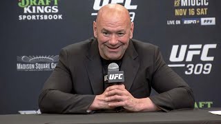 Dana White PostFight Press Conference  UFC 309 [upl. by Ahsimak]