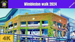 Wimbledon tennis walk 2024 Southfields to the Championships ground SW19 Wimbledon Village amp trains [upl. by Hanaj]