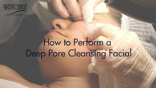 How to Perform a Clinical Deep Pore Cleansing Facial with Extractions by Lydia Sarfati [upl. by Rebliw]