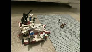 dark Vader gets revenge Lego stop motion [upl. by Placeeda344]