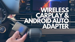 Wireless Carplay amp Android Auto Adapter [upl. by Onaicul]