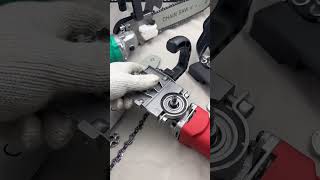 Part43 hardwaretoolsanglegrindermodificationconverting an angle grinder into an electric chain [upl. by Wilonah646]