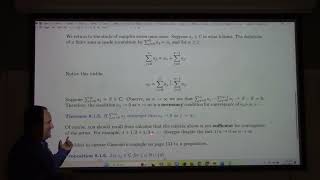 Complex Analysis Sequences Series Uniform Convergence and Weierstrass MTest 102224 part 1 [upl. by Irem]