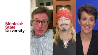 Stephen Colbert Bret Michaels Rachel Maddow Surprise Grads [upl. by Elleivad]