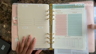 Plan With Me  A5 Ring Planner  May 12 May 19 2024 [upl. by Strohl974]