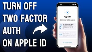 How to Turn Off Two Factor Authentication on Apple ID  Full Guide [upl. by Dawson]