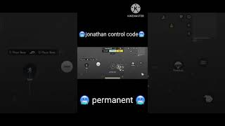 😇Jonathan control Code🥶 permanent🥶 [upl. by Aneekan]