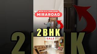 2 bhk flat sale with balcony in mira road building with oc  24hrs water supply flats shorts [upl. by Meier]