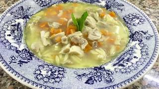 CANJA DE GALINHA  PORTUGUESE CHICKEN SOUPE [upl. by Anuayek]