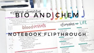 Biology and Chemistry Notebook Flipthough [upl. by Eisnil]