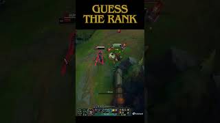 GUESS THE RANK 🩷 WRITE IN COMMENT 👇epicmoments leagueoflegends lol gaming highlights [upl. by Edyaj]