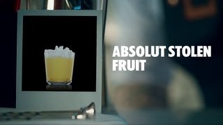 ABSOLUT STOLEN FRUIT DRINK RECIPE  HOW TO MIX [upl. by Kristan]