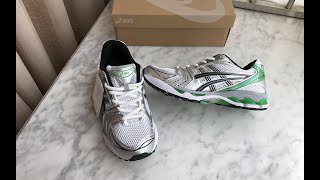 ASICS GelKayano 14 White Malachite Green Review [upl. by Herman]