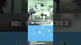 TONIKAWA SONG LEVEL  original vs layout geometrydash tonikawa art shorts anime [upl. by Loralee]