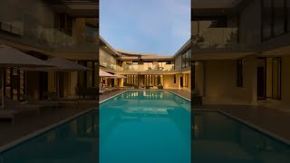 R60 million Steyn City poolside area 🤩 luxuryhomes sbearchitects [upl. by Quinlan]