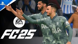 Brighton  Tottenham Hotspur FC 25 Match Gameplay Premier League Round 7 [upl. by Gasperoni352]