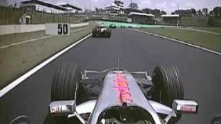 Brazil 2007 Start  Onboard with Lewis [upl. by Emogene]