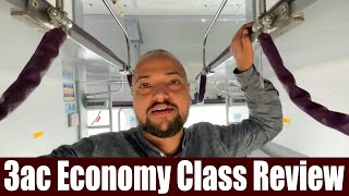 Kaisa hota hai 3ac economy class  3e coach in train  3rd ac economy coach [upl. by Mairb]