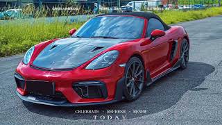 Cayman amp Boxster 20162023 Level Up ToSaver s GT4 RS Body Kit Unveiled🔥 carmods gt4rs [upl. by Rellek]