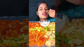 MY TODAY MENU EGGS PASTACHICKEN PASTATANDOORI PASTAindianfood mukbang eating [upl. by Erica821]