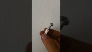 como colocar tornillos de sujecion en la pared para soporte de televisión diy sabiasque fyp [upl. by Yllen]