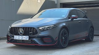 MercedesAMG A45s Review  20L engine Unreal Performance [upl. by Ennovahc]