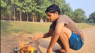 ଶୀତ ଦିନ ରେ ହେଲା ନିଆଁ ପୁଆଁ Pritamvlogs [upl. by Marthena937]