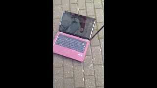 Smashing a HP Pavillion Laptop 3 [upl. by Daniela726]