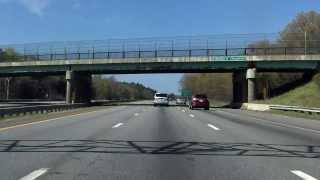 Interstate 495  Massachusetts Exits 35 to 31 southbound [upl. by Orsino595]