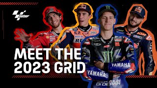 Meet the 2023 MotoGP™ grid [upl. by Doralin]