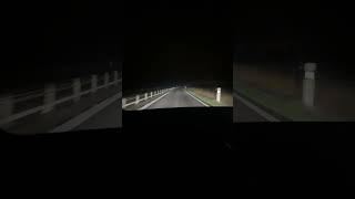 Tesla model Y cruise in the dark [upl. by Anilet]