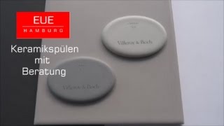 Keramikfarben Stone und Steam für Keramikspülen von Villeroy und Boch [upl. by Yanej]