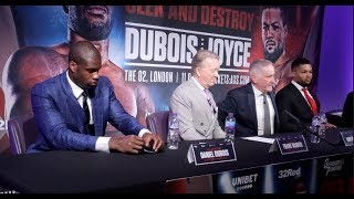 ENTERTAINING  DANIEL DUBOIS v JOE JOYCE  FULL PRESS CONFERENCE WITH FRANK WARREN amp SAM JONES [upl. by Woodward257]