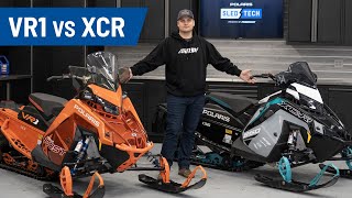 INDY XCR vs INDY VR1 – Sled Tech EP 7  Polaris Snowmobiles [upl. by Eisse]